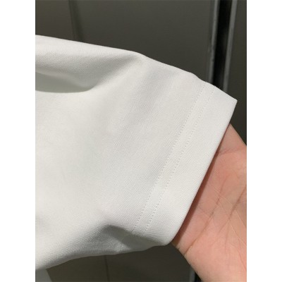 原版工艺夏季新款男士后背鲨鱼贴布刺绣圆领短袖T恤B1CNE2403图3