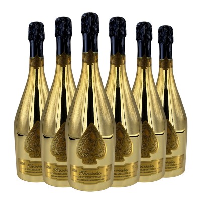 红酒厂家现货起泡酒礼盒代发女士红酒金瓶气泡酒低度甜红葡萄酒图4