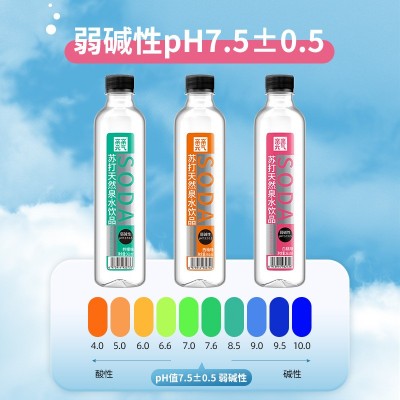 弱碱性苏打水无蔗糖无汽361ml*12瓶白桃果味饮料整箱批发          1箱图3