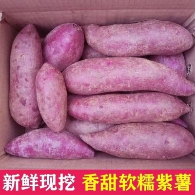 沙地香糯紫薯新鲜皮薄软糯现挖现发图3