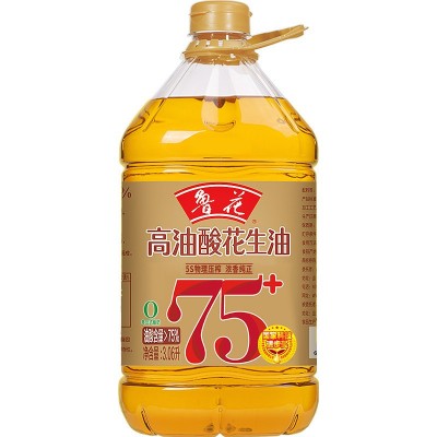 鲁花高油酸花生油3.06L/桶 炒菜油烹调煎炸粮油食用油植物油图2