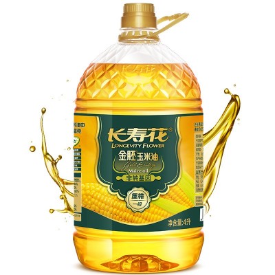 【长寿花】金胚玉米油4L非转基因物理压榨一级食用油烘焙植物油图5