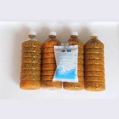 新鲜百香果酱鸡蛋果酱果汁果肉原汁原浆奶茶店专用 8斤包邮批发图5