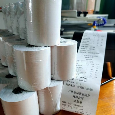 工厂直供BPAFree57*30超市美团外卖打印纸收银机纸卷热敏纸收银纸图3